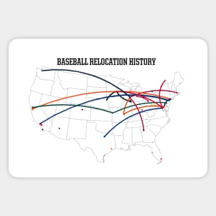 MLB Relocation Map Sticker